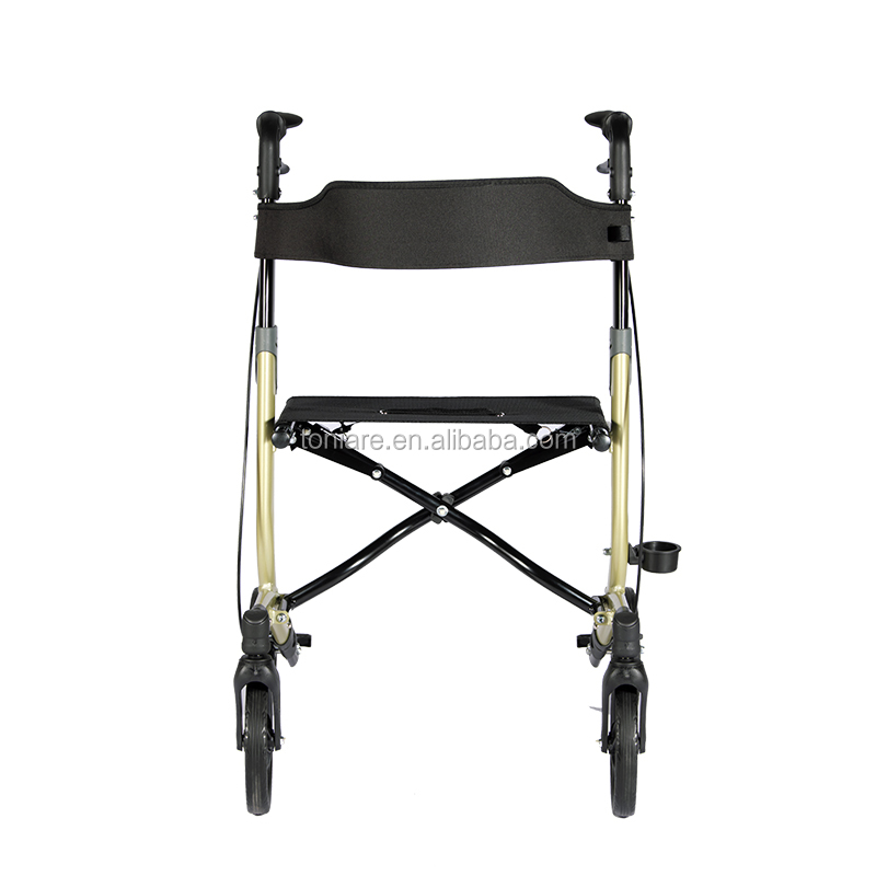 Vuxen Rollator Lightweight Aluminium Rollator Walker kan spara fraktfrakt TRA18