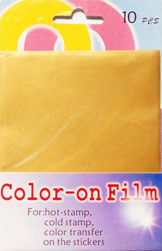 Golden Yellow Metallic Foil Pack (FO03)