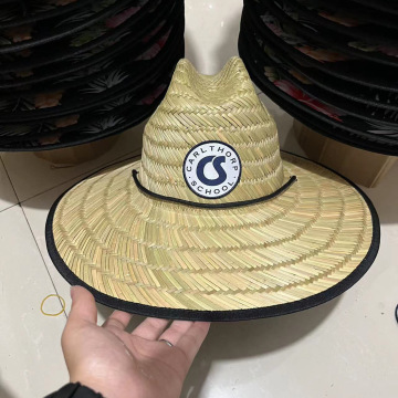 Custom Logo Panama Hats for Summer Beach Protection