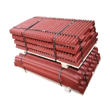 High Manganese Jaw Crusher Wear Parts: 18% Mn, 13% Mn Extec C10, C12 Jaw Dies