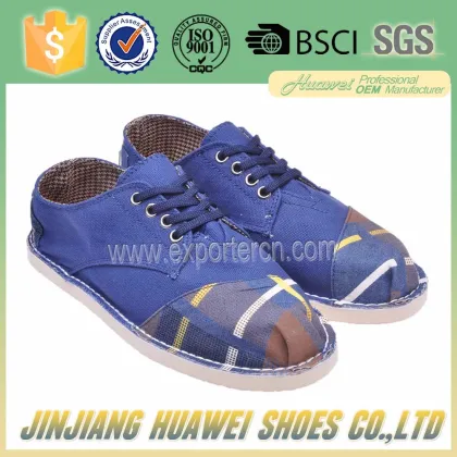 Wholesale Brand Name shoes Men Canvas Shoes Manufacturer