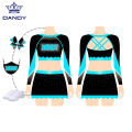 акыркы дизайн Ыңгайлуу сублимацияланган Cheerleader Uniform
