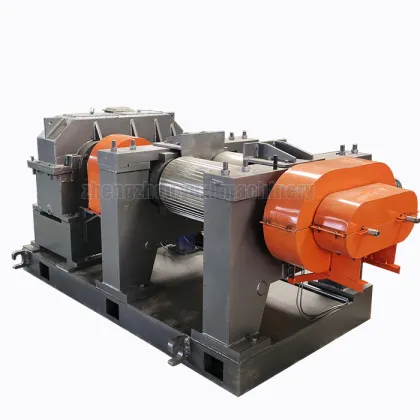Automatic Two Roll Tire Cracker and Rubber Milling Machine