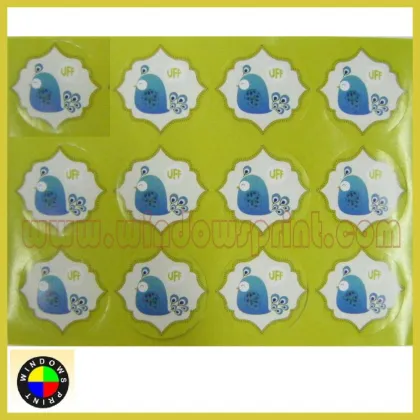 Customized cartoon sticker,paper cartoon sticker