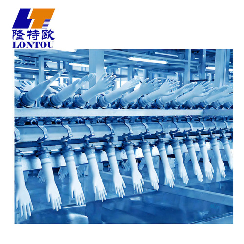 Línea de producción de guantes de doble molde