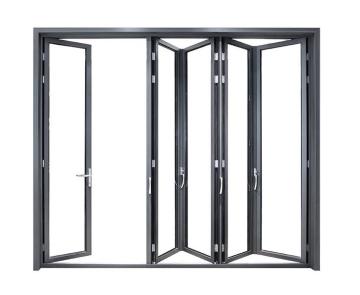 Folding Patio Sound Heat Proof Folding Glass Doors