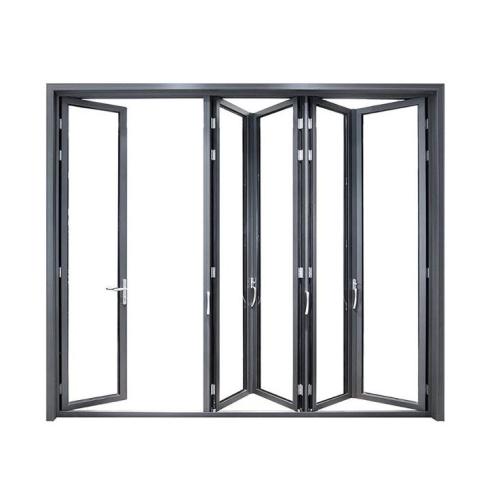 Folding Patio Sound Heat Proof Folding Glass Doors
