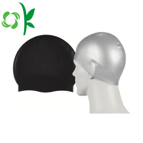 Round Printing Silicone Fashionable Swim Cap High Quality