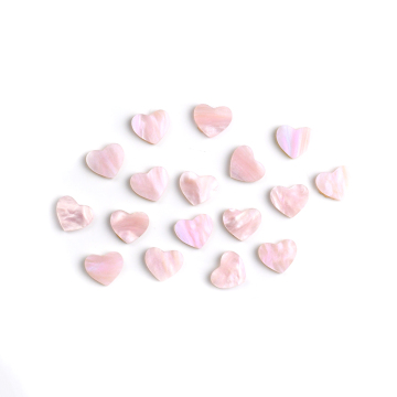 High Quality Heart Shape pink Mother Of Pearl