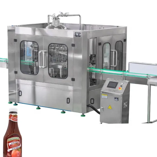 Automatic Rotary Tomato Sauce and Chili Sauce Filling Machine