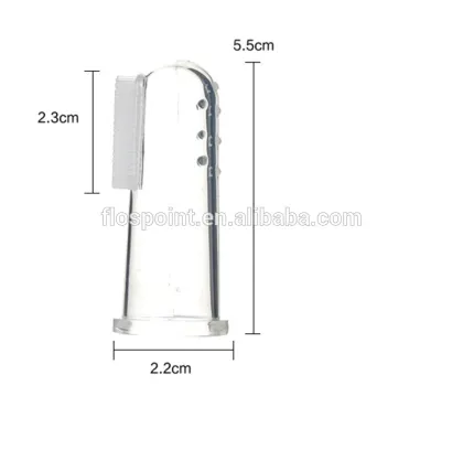 Brand New Soft Safe Baby Toothbrush Kids Silicone Finger Toothbrush Gum Brush For Clear Massage