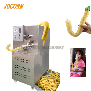 Hollow Tube Ice-Cream Maker Filling Machine: Puff Corn Stick Extruder