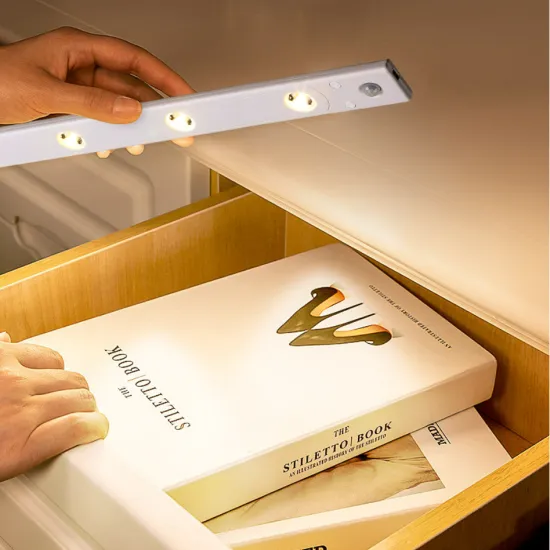 Mini Wireless LED Cabinet Light: Cat Eye Modern Motion Sensor Dimmable Under-Cabinet Lighting