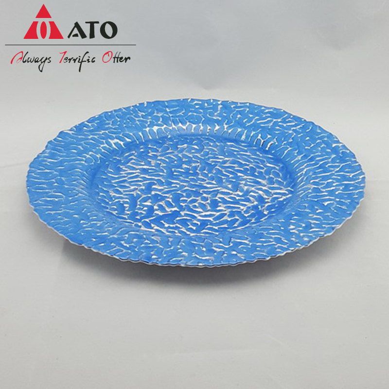 ATO plate glass decorating kit Embossed glass plate