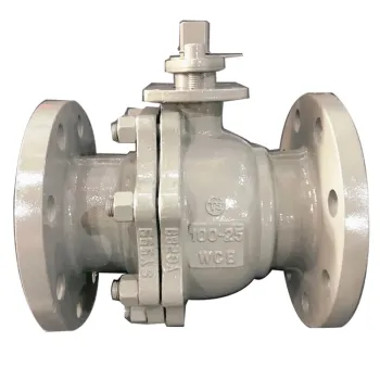 PN64 DN100 Cast Steel WCB Flanged Ball Valve for Natural Gas