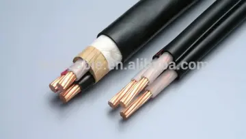 Low price 4x4mm2 XLPE insulated PVC sheathed stranded copper power cable