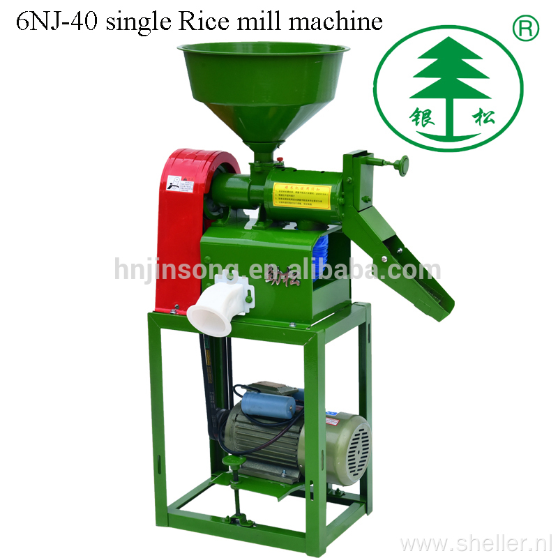 Cheap Price 6N-J40 Single Paddy Dehusker Rice Mill Machine