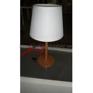 simple wooden lamps