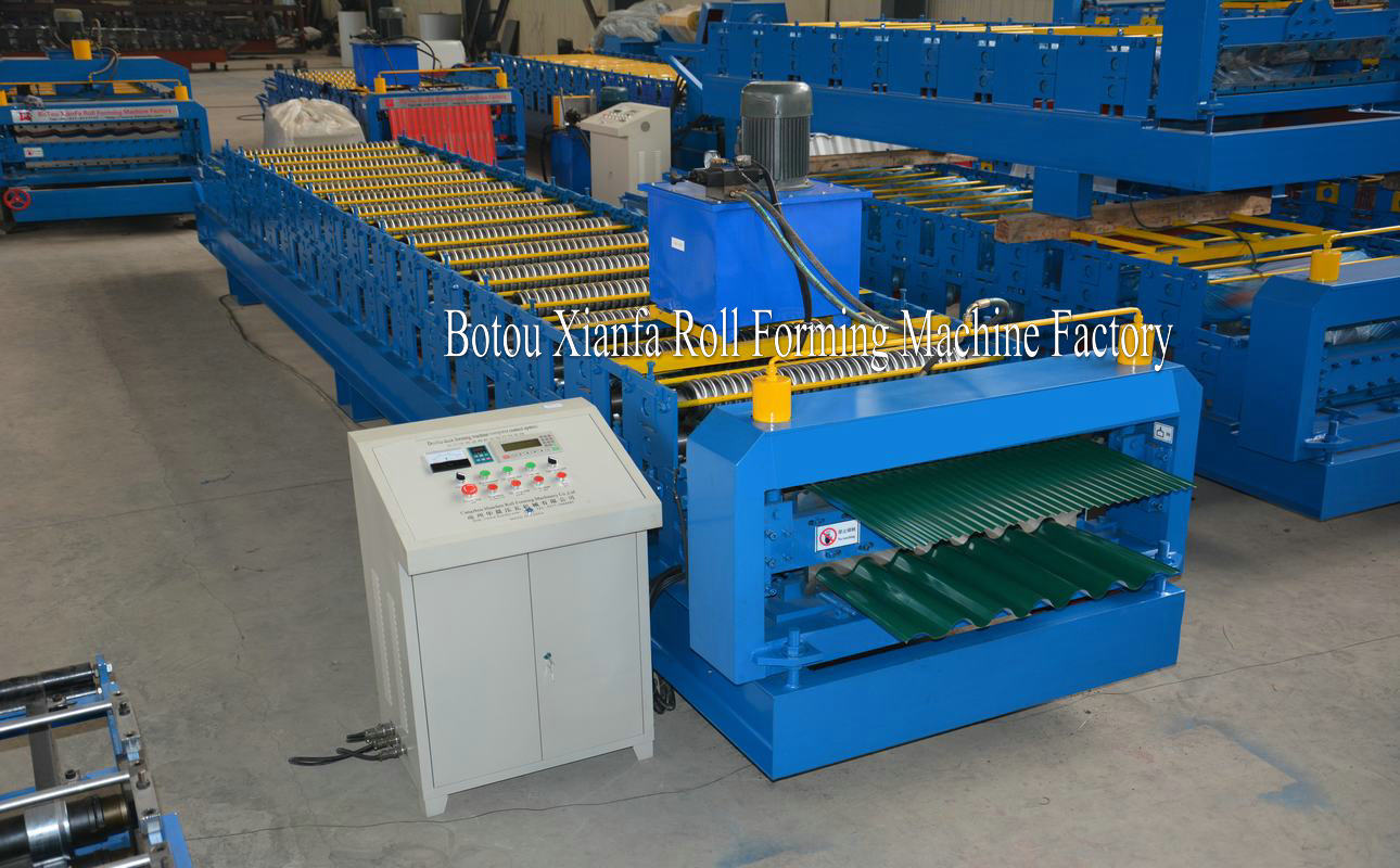 wave wall forming machine