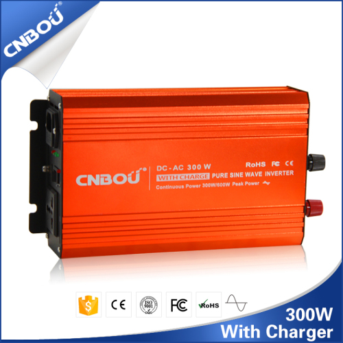 60HZ 24V 220V 300W high efficiency inverter with charger