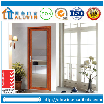 Modern Design Australian Standard Double Glazing Aluminum Casement Door