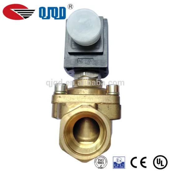 Brass High Pressure Normally Closed Gas Solenoid Valve