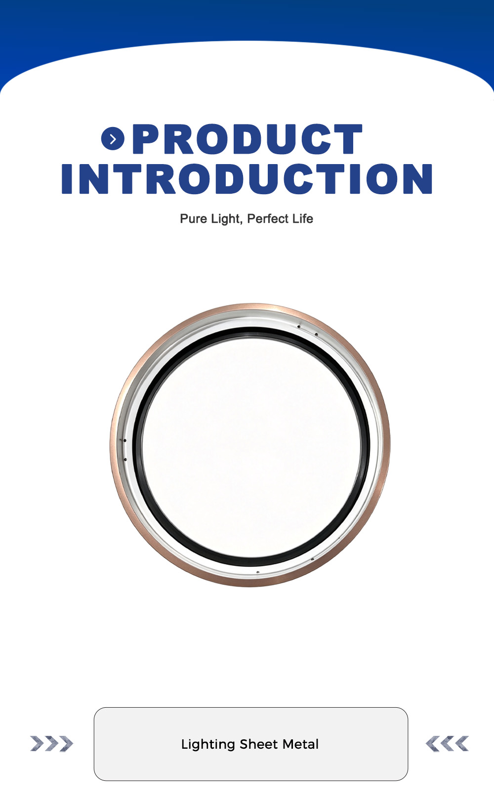 Round Lamp Decorative Frame x