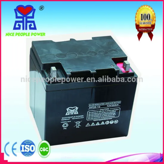 Sealed maintenance-free 12V38AH battery for solar system