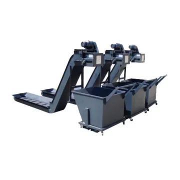 Metal Chip Conveyor Systems for CNC Turning Lathe Operations