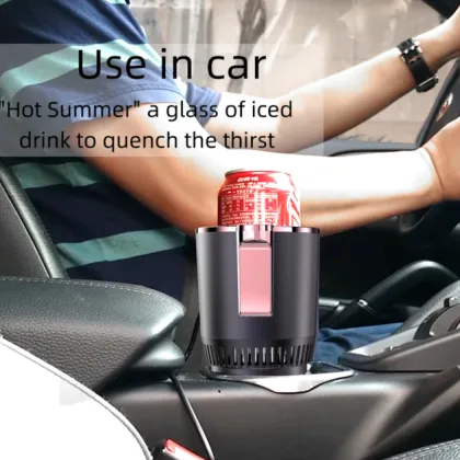 Smart Car Cup Warmer/Cooler: Heating & Cooling Mug Electric Coffee Warmer