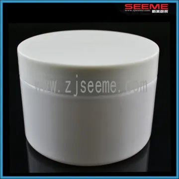 Cosmetic white color pet jar cream jars