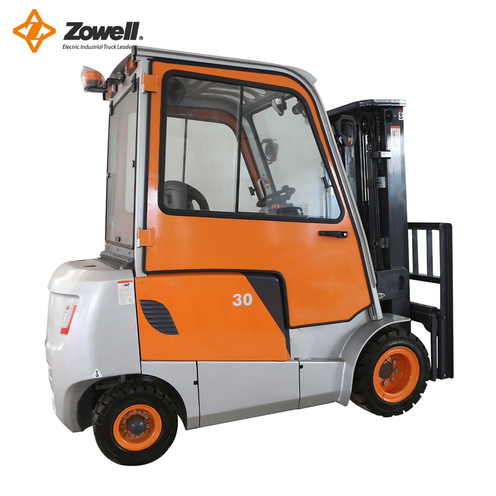 4-wheel 3t Electric Forklift Outdoor&Indoor Use