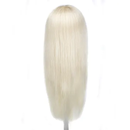 Beauty School student learn Equipments Silky Straight 100% Human Hair Mannequin Training Head