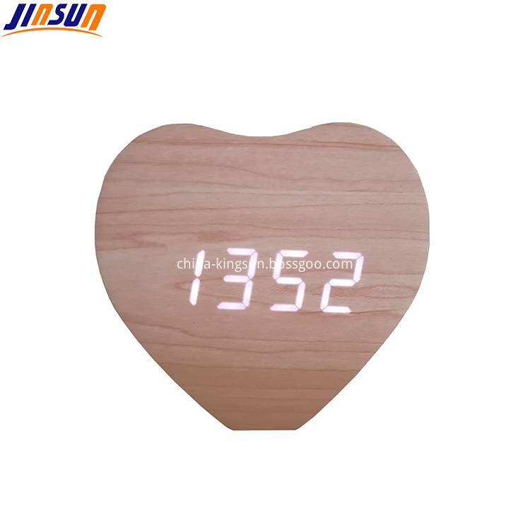 Wood Led Clock 309 1