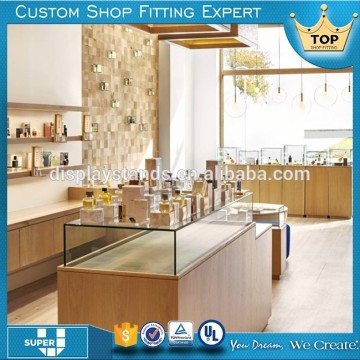 Custom fashion durable good quality decoration perfume shop furniture