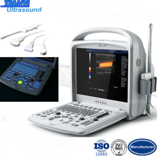 15" LCD Monitor Color Doppler Ultrasound Scanner