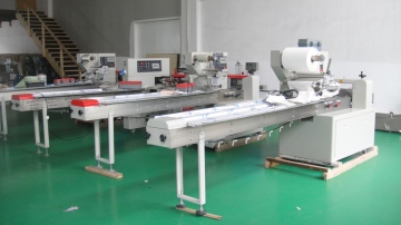 automatic bread /moon cake pillow packing machinery