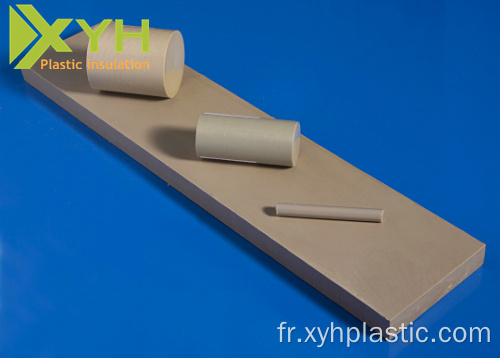 Feuille PEEK 100% plastique vierge résistante à l'abrasion