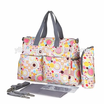 Hot Sale 100% Eco-Friendly Reusable Cute Diaper Bags With Transfer Printing