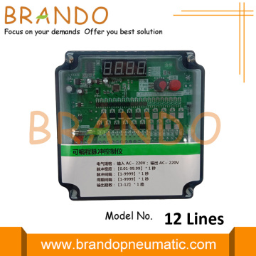 12 Lines Dust Collector Pulse Valve Sequence Controller