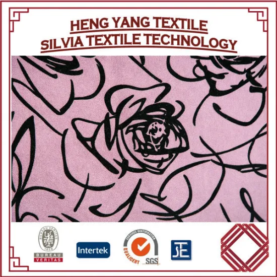 Flocking Upholstery Fabric Made by 100% Polyester Upholstery Fabric Manufacturers Fabric for Sofa