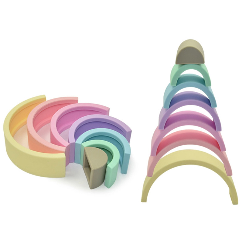 silicone stacking toys