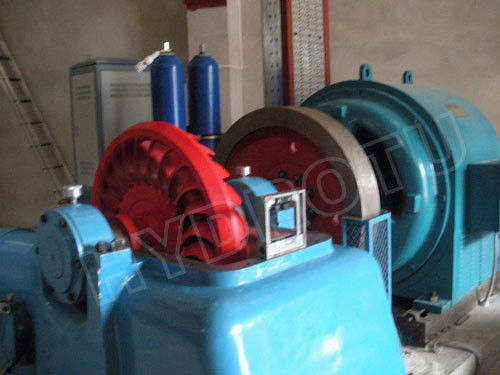 Small Horizontal Shaft Impulse Water Turbine/turgo Hydro Turbine With One / Two Nozzles