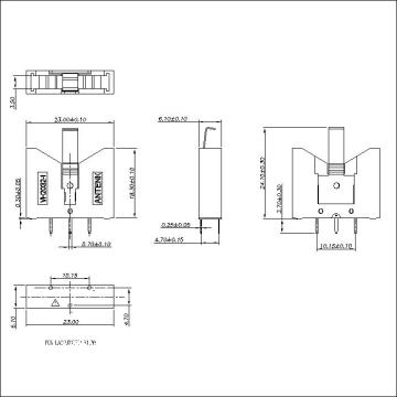 CR2032 Coin Cell Holder Vertical DIP 90°Type 3PINS