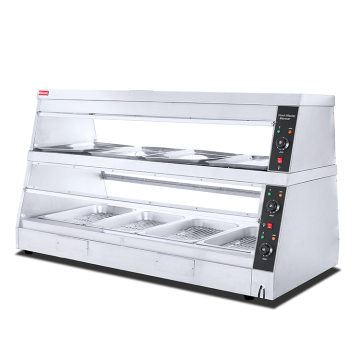 Large Commercial 4-Pcs Set: Countertop Supermarket Bakery Table Top Food Warmer Display Counter