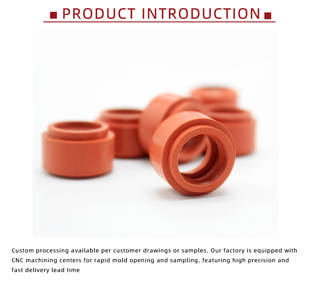 Wear Resistant Special Orange Rubber Sleeve Parts x