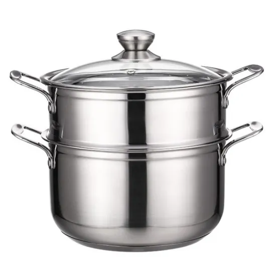 Composite Bottom Thickened Two-layer Steamer Pot