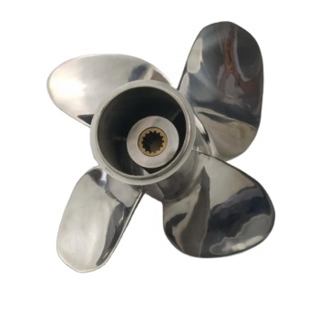 Hélice de acero inoxidable de 15-35 hp para uso marino