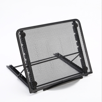 Adjustable Iron Mesh Laptop Stand: Durable, Cheap Computer Table Display Holder