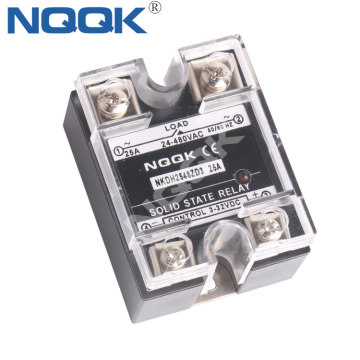 25A Single Phase DC Control AC Solid State Relay with LED Indicator